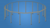 Каркас бассейна Intex  Ultra Frame 549x132см